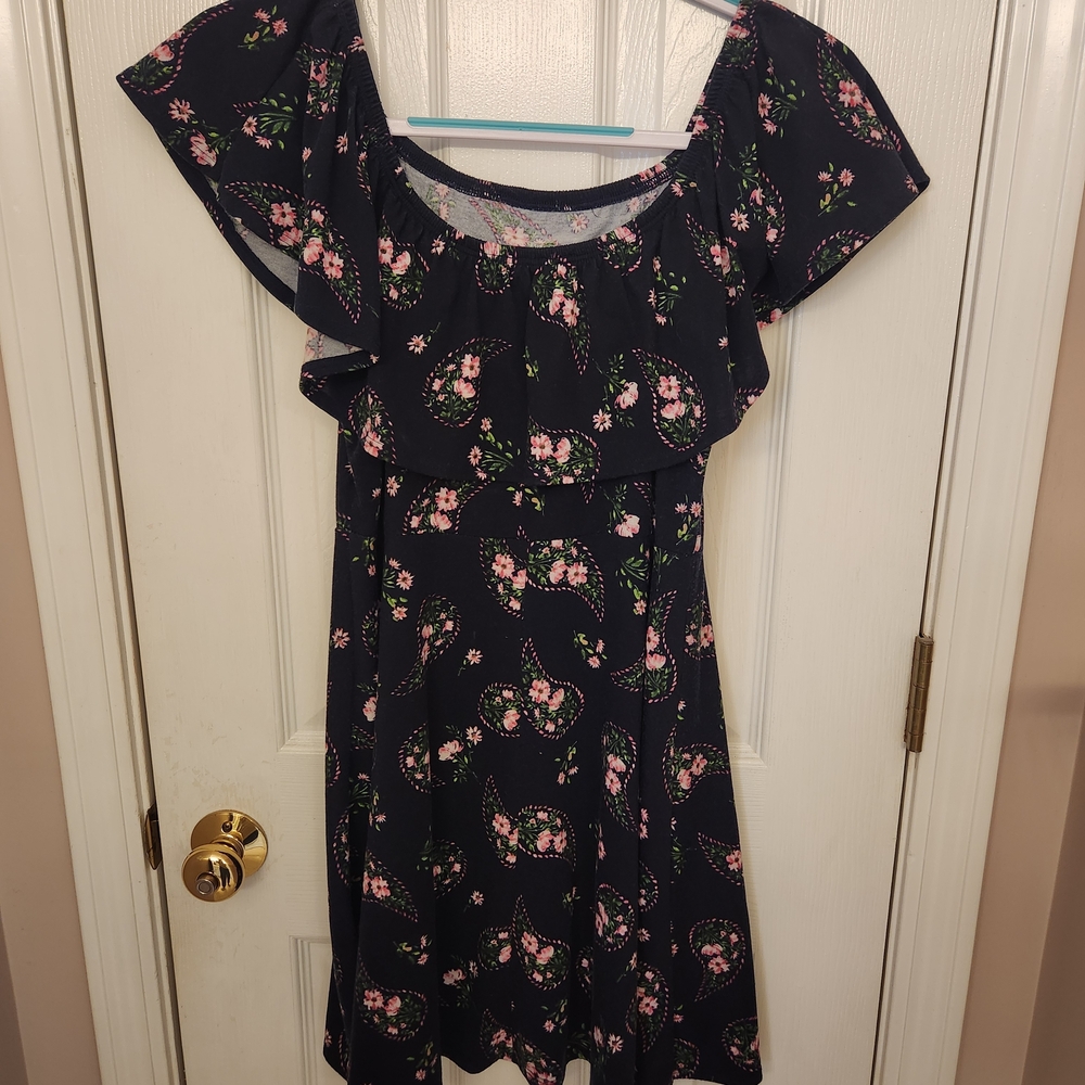 Joe Boxer Navy and Pink Floral Dress